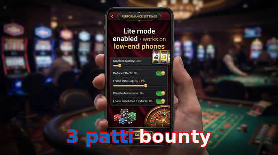 Payment and PKR controls in 3 Patti Bounty